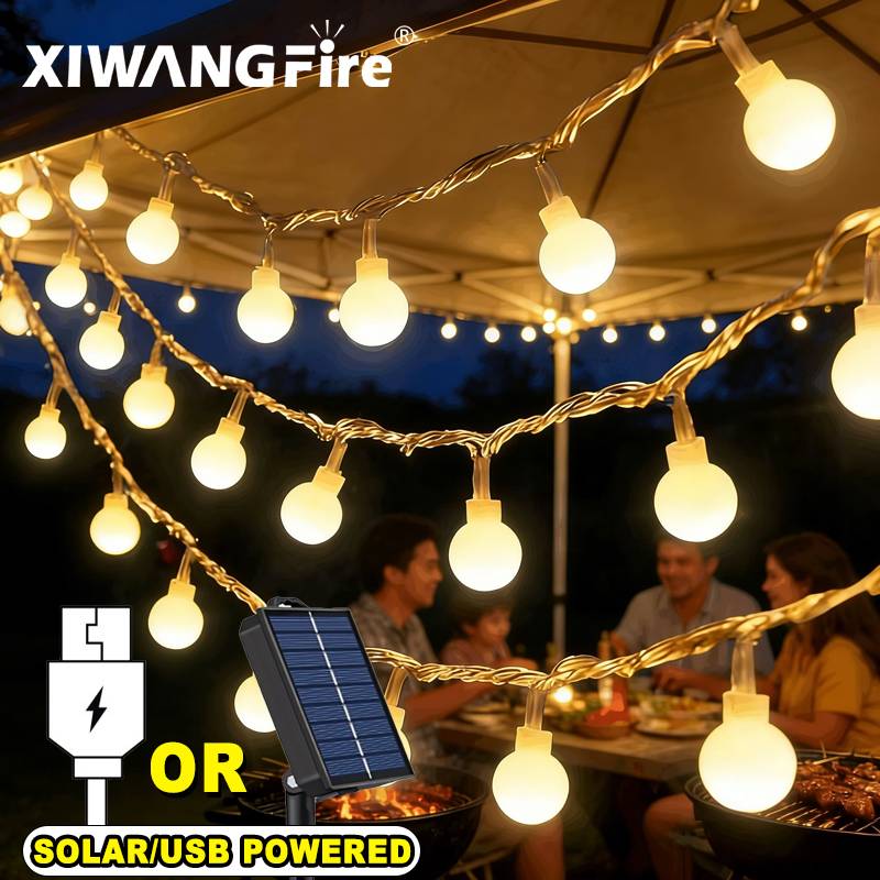 Led Fairy String Lights - Luci a Stringa Solari/USB/a Batteria 3-10M,