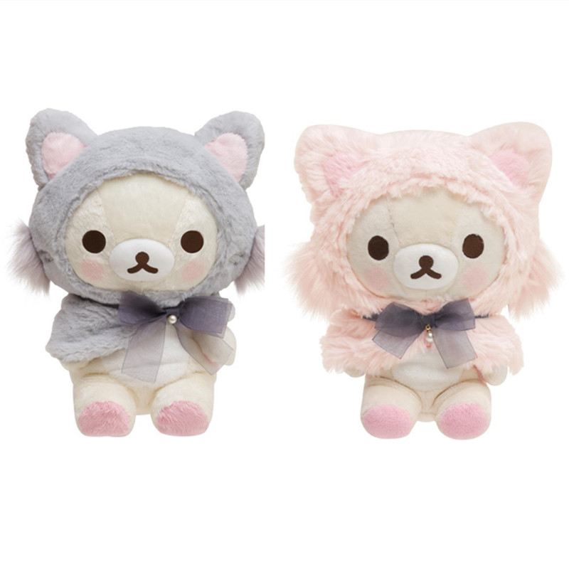 Santa Hat Plush - Rilakkuma Korilakkuma Bear Wear cappello da
