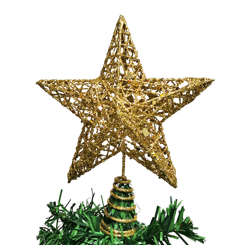 1 pz 15*20cm oro Glitter alber - Star Tree Topper recensione e prezzo