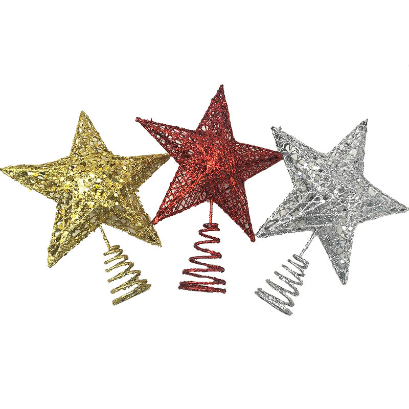 1 pz 15*20cm oro Glitter alber - Star Tree Topper recensione e prezzo