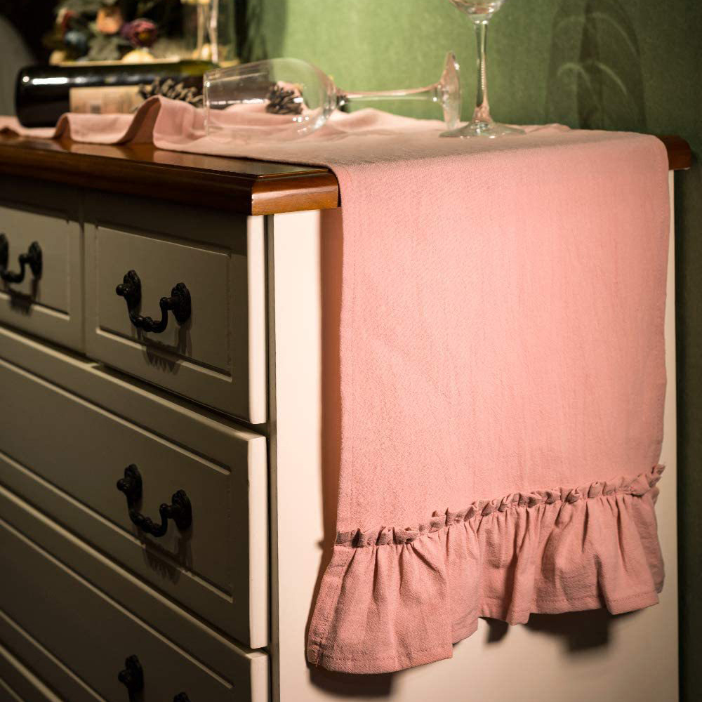 Runner da tavolo con volant in - Christmas Table Runner recensione e prezzo