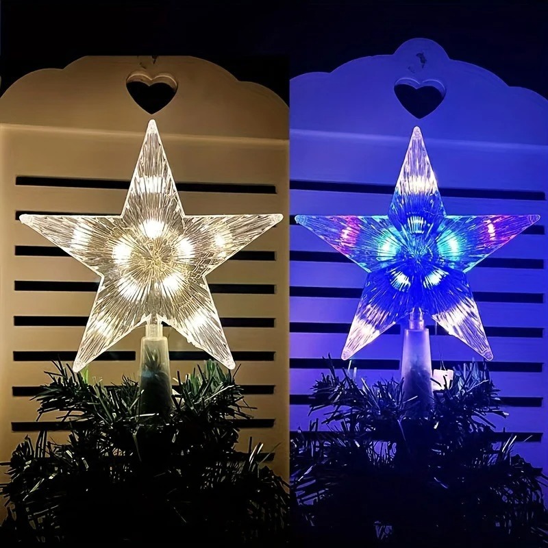 Decorazione Natalizia da 15 cm - Star Tree Topper recensione e prezzo