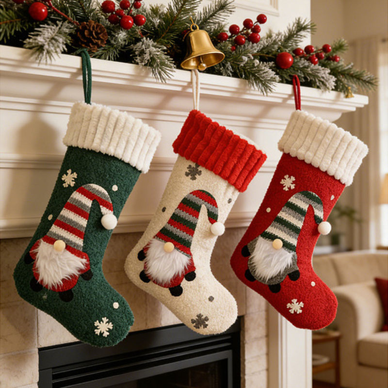 Nuova Calza di Natale in Peluc - Christmas Stocking Hanging recensione e prezzo