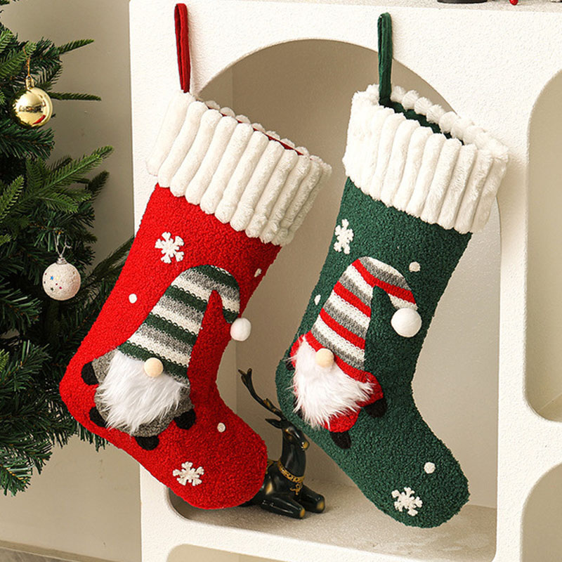 Nuova Calza di Natale in Peluc - Christmas Stocking Hanging recensione e prezzo