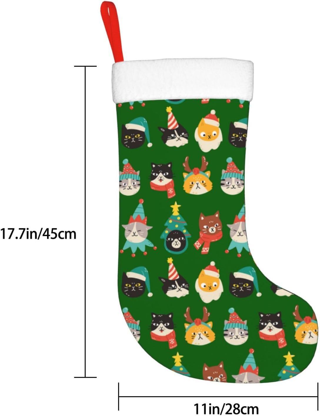 Gatti carini Calze natalizie v - Christmas Stocking Hanging recensione e prezzo